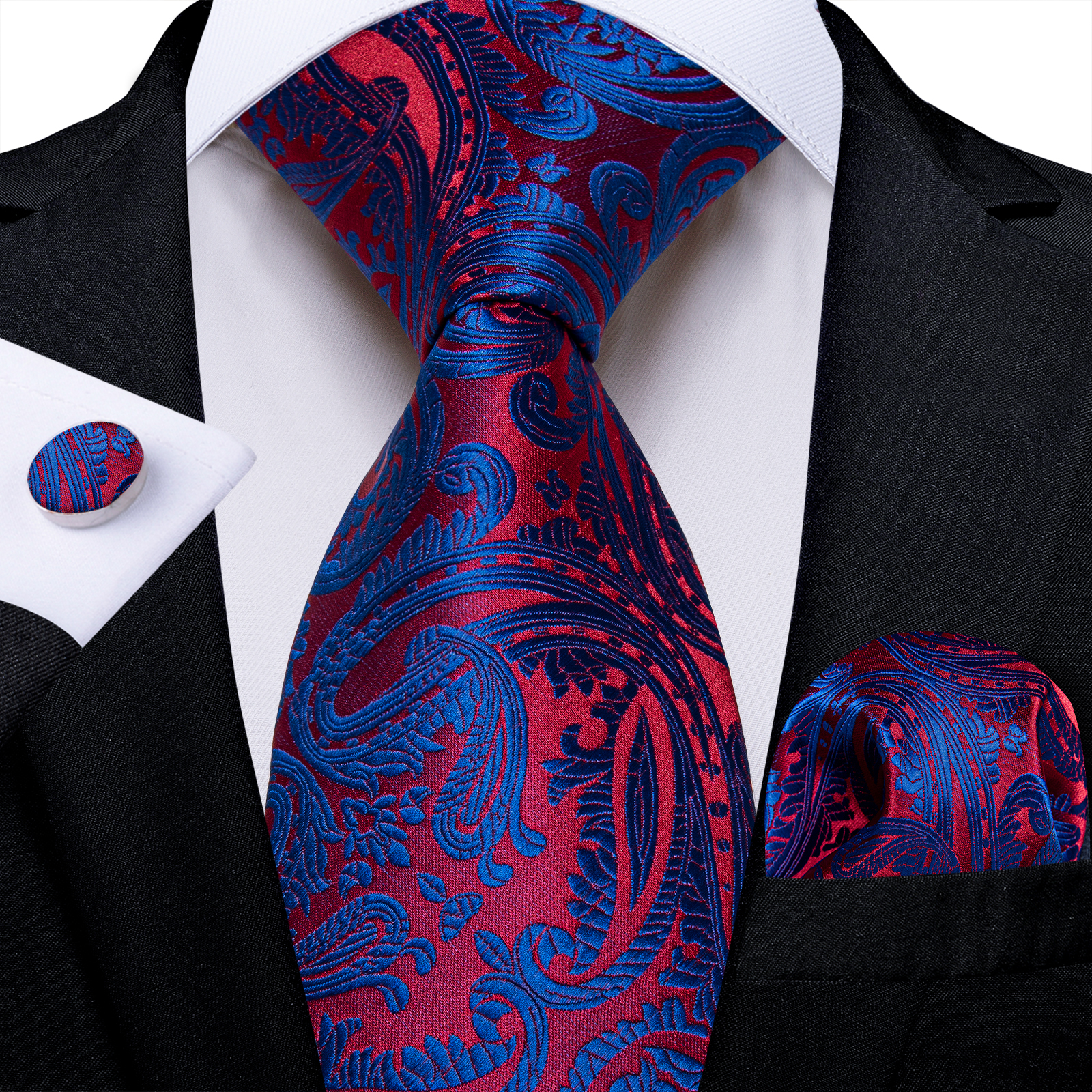 Men Tie with Luxury Blue Cryst - Men'S Grooming Set Gift avis et prix