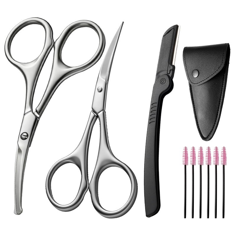 1/9 pcs Stainless Steel Eyebro - Men'S Grooming Eyebrow Trimming avis et prix