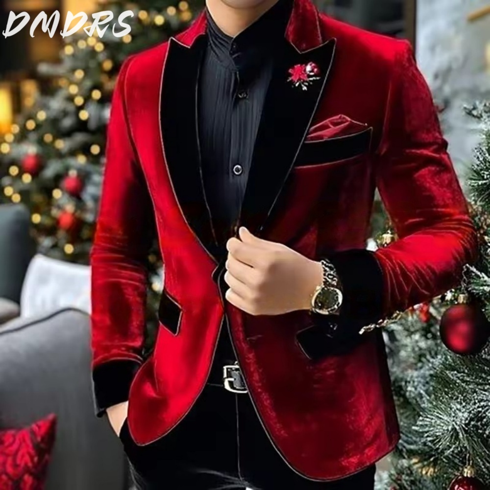 Formal Velvet Men Suits Fashio - Men Grooming Outfit avis et prix