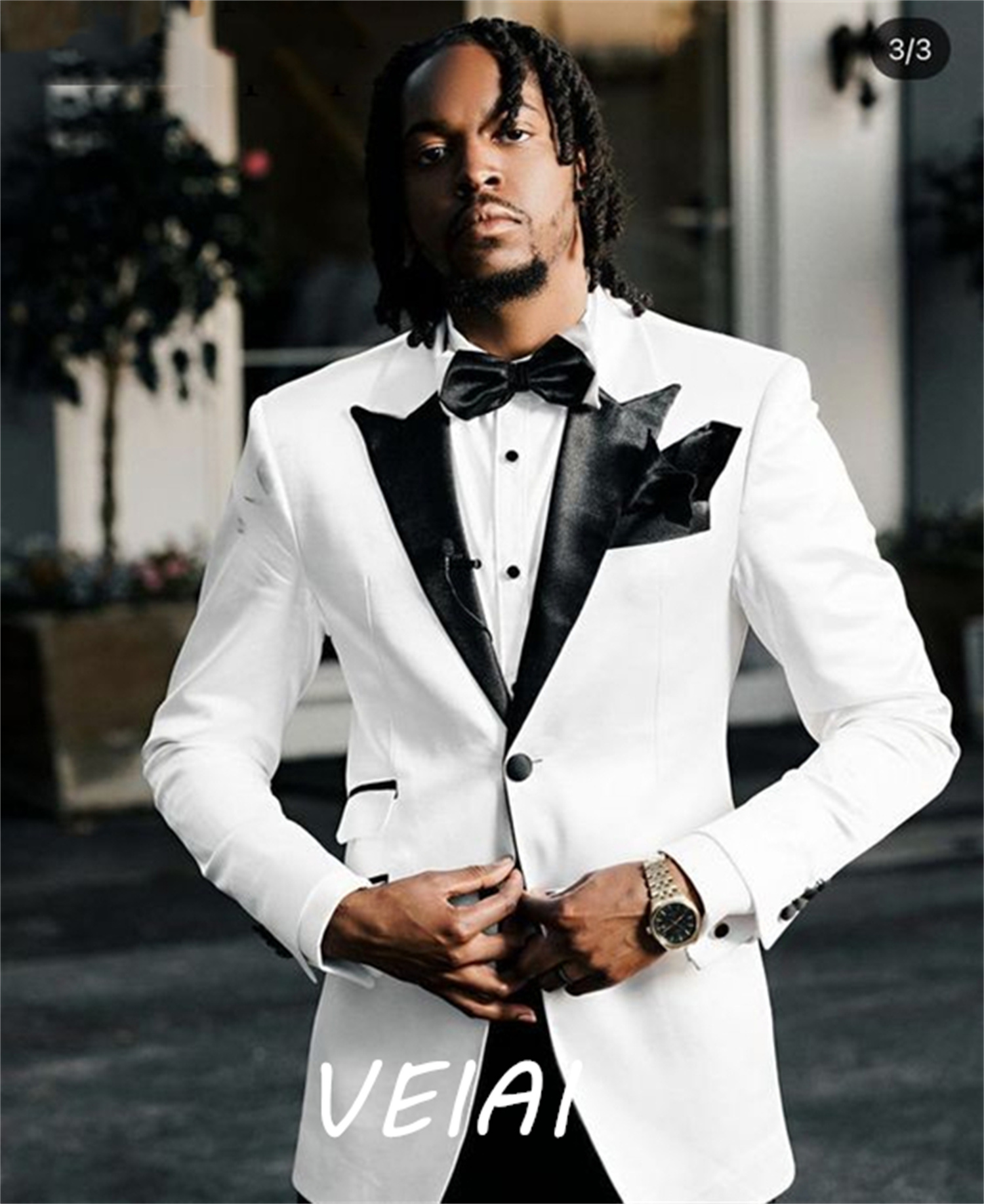 CustomizedBlack and White Wedd - Jack Men'S Grooming avis et prix