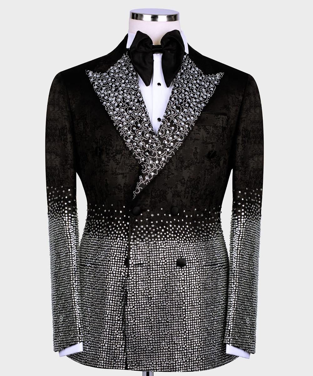 Silver Crystal Men Wedding Tux - Jack Men'S Grooming avis et prix