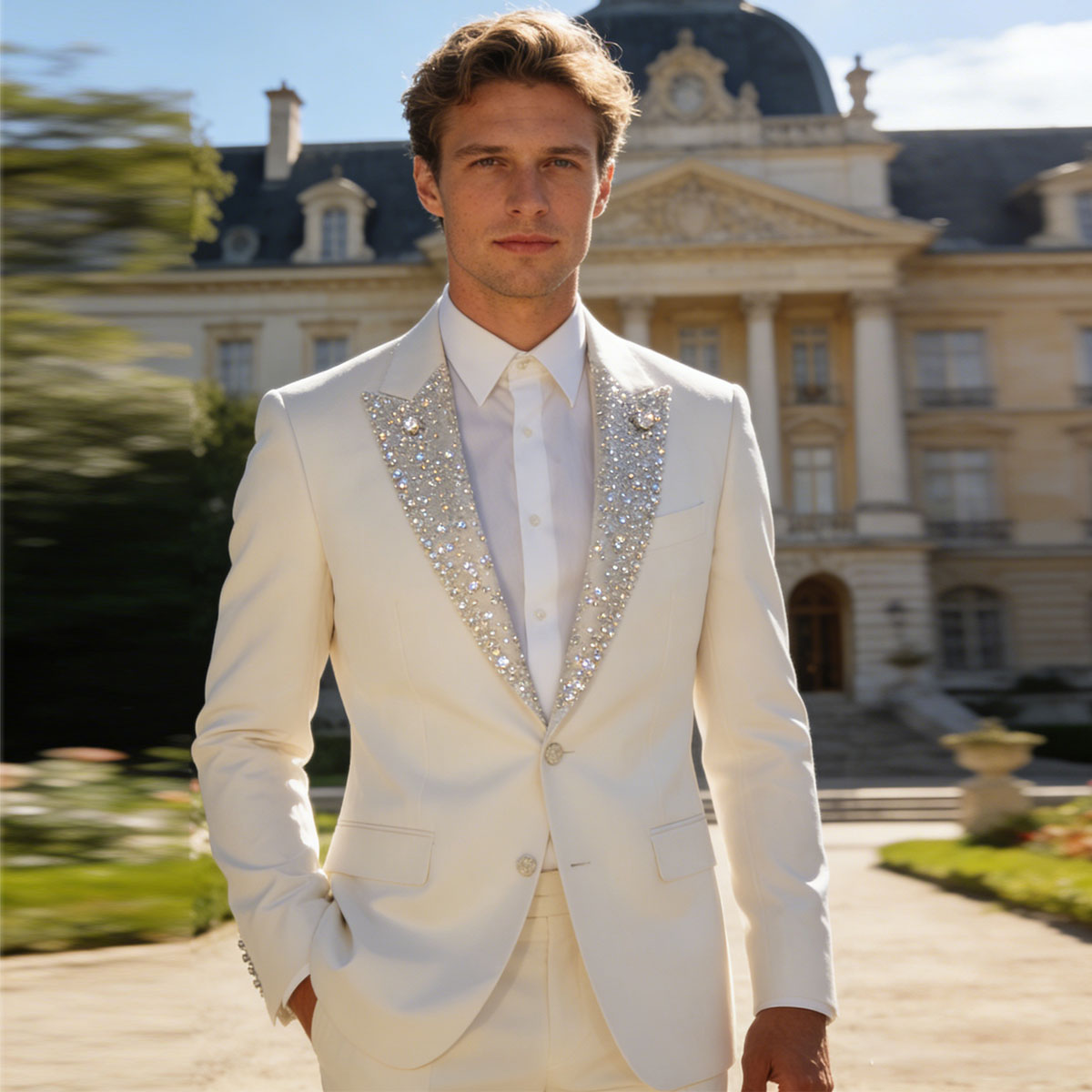 Customized Fashion Ornament Cr - Men Grooming Outfit avis et prix