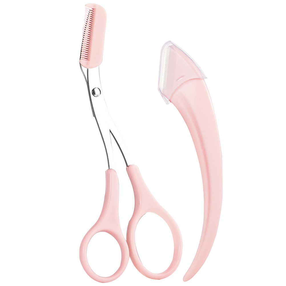 1Set Eyebrow Trimmer Scissors  - Men'S Grooming Eyebrow Trimming avis et prix