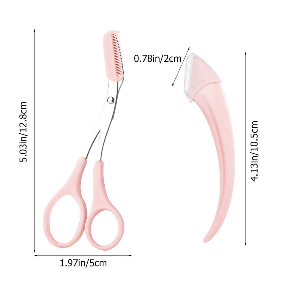1Set Eyebrow Trimmer Scissors  - Men'S Grooming Eyebrow Trimming avis et prix