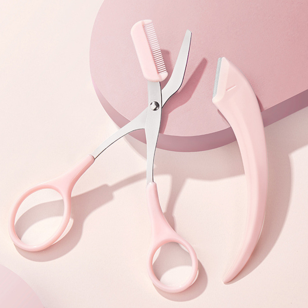 1Set Eyebrow Trimmer Scissors  - Men'S Grooming Eyebrow Trimming avis et prix