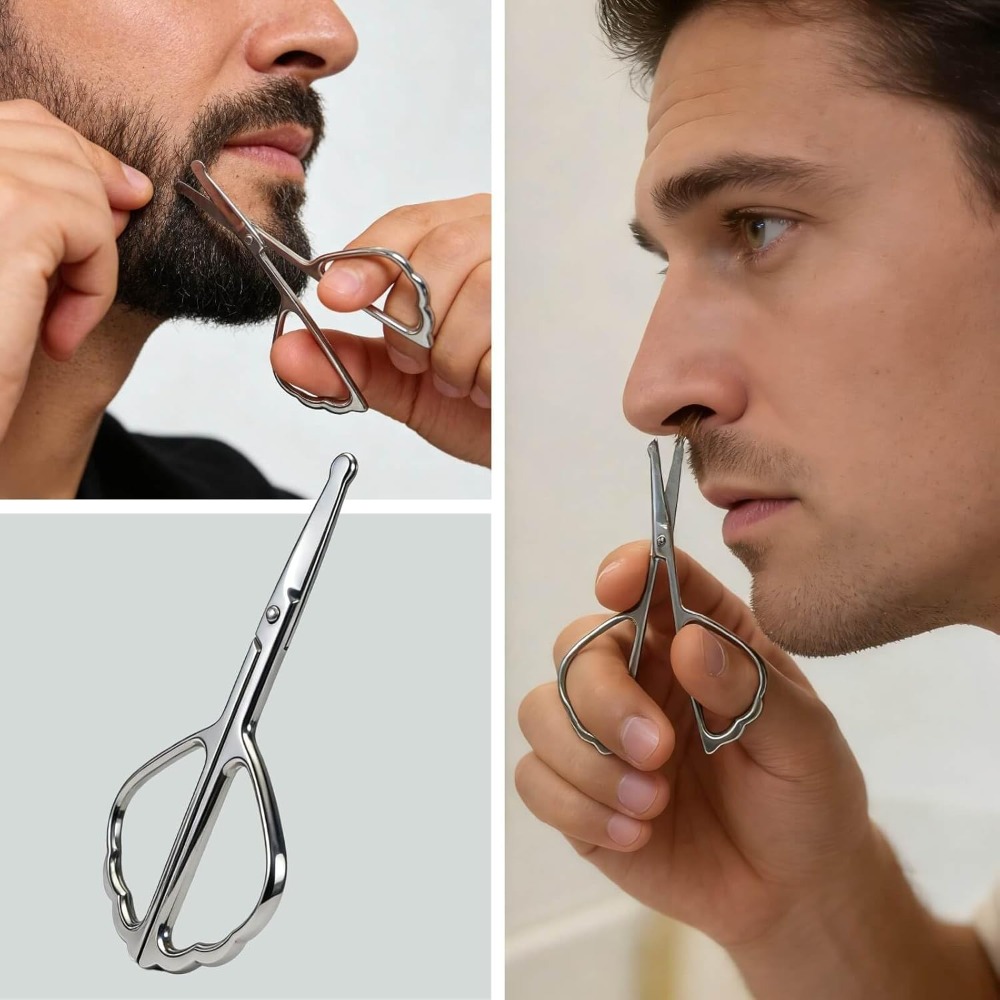 2PCS Stainless Steel Safety No - Men'S Grooming Eyebrow Trimming avis et prix