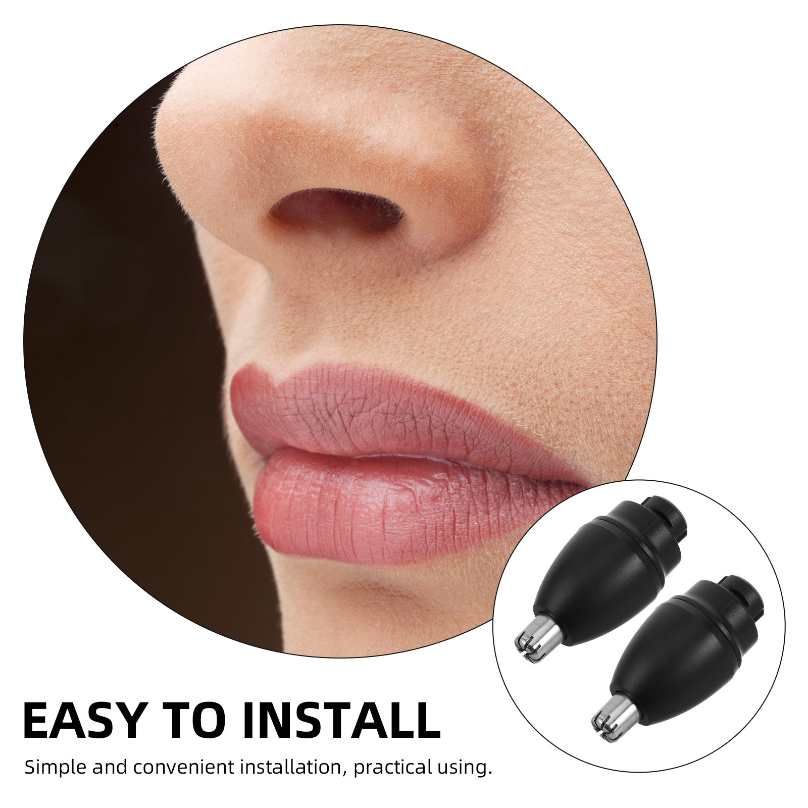 2Pcs Replacement Nose Trimmer  - Men'S Grooming Eyebrow Trimming avis et prix