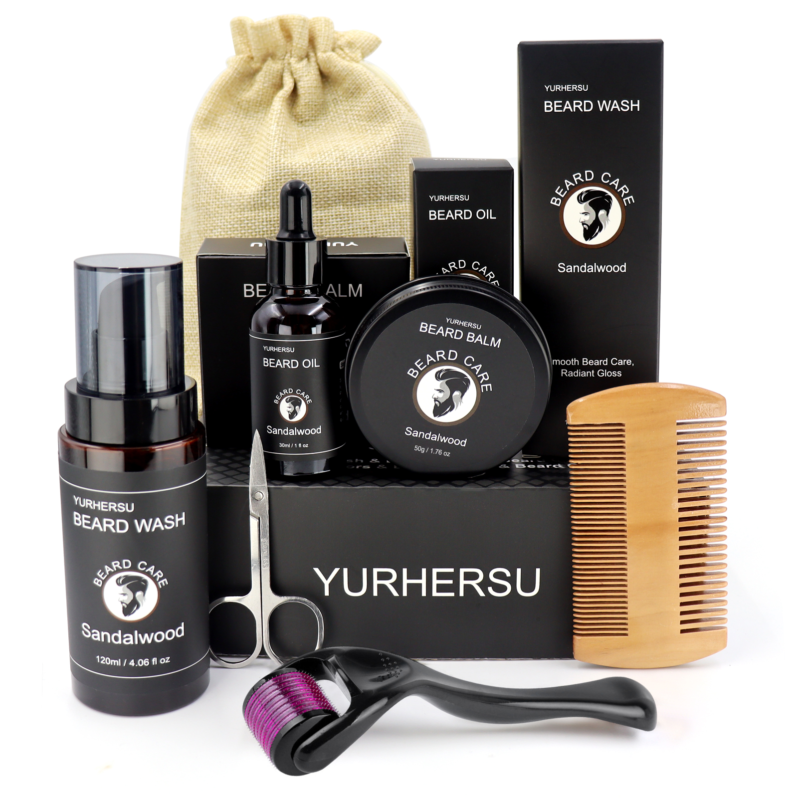7Pcs Beard Care Kit for Men, G - Men'S Grooming Set Gift avis et prix