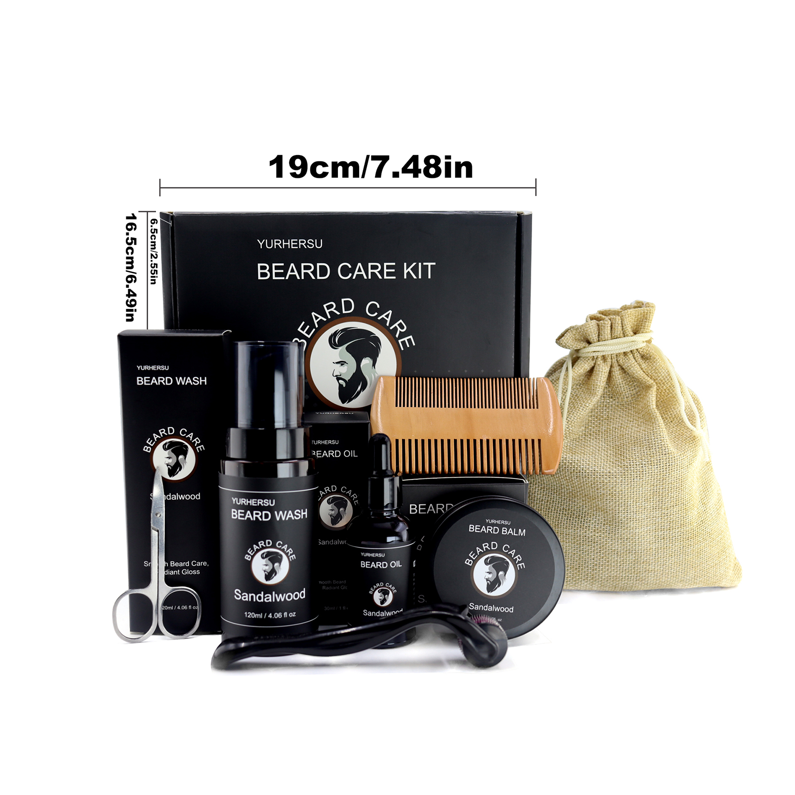 7Pcs Beard Care Kit for Men, G - Men'S Grooming Set Gift avis et prix